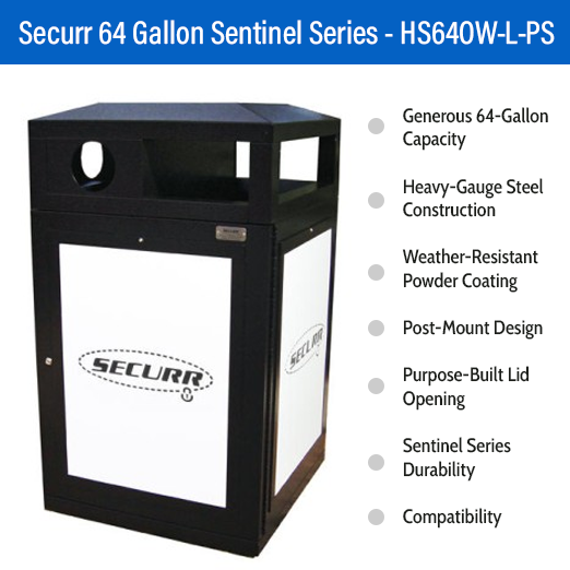 Securr 64 Gallon Sentinel Series - HS64OW-L-PS Securr 64 Gallon Sentinel Series - HS64OW-L-PS